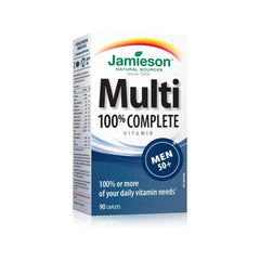 Jamieson 100 percent Complete Multivitamin for Men 50 plus - 90 Caplets