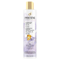 Pantene Sulfate Free Shampoo, Illuminating Hair Color with Biotin, Safe for Color Treated Hair, Nutrient Blends, 285 mL