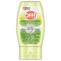 OFF! Botanicals Deet Free Insect and Mosquito Repellent Lotion, Outdoor and Camping Essentials, Non-Sticky Plant-Based Formula, Unscented, 118 mL