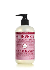 Mrs. Meyer's Clean Day Liquid Hand Soap, Peppermint, Cruelty Free and Biodegradable Hand Wash Made with Essential Oils, 370 ml Soap Pump Bottle