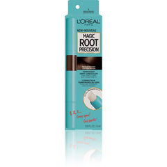 L’Oréal Paris Magic Root Precision Temporary Root Hair Color, Medium Brown, for Temples and Scattered Greys, Hair Dye, 1 EA