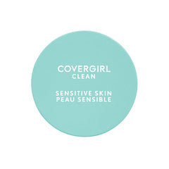 COVERGIRL - Clean Sensitive Pressed Powder, noncomedogenic sensitive formula, free of fragrance, gentle, fresh finish that lasts, 100% Cruelty-Free