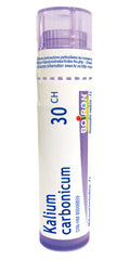 Boiron Kalium carbonicum 30ch,Homeopathic medicine. Each tube contains 4 g (approximately 80 pellets)
