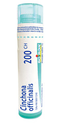 Boiron Cinchona officinalis 200ch,Homeopathic medicine. Each tube contains 4 g (approximately 80 pellets)
