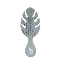 Wet Brush Go Green Mini Detangler, Grey - Detangling Travel Hair Brush - Ultra-Soft IntelliFlex Bristles Glide Through Tangles & Gently Loosens Knots While Minimizing Pain, Split Ends & Breakage