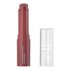 e.l.f. Hydrating Core Lip Shine, Conditioning & Nourishing Lip Balm, Sheer Colour Tinted Lip Moisturizer, Happy, 0.09 Oz