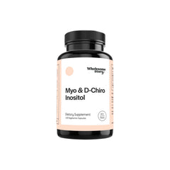 Wholesome Story Myo-Inositol & D-Chiro Inositol Supplement for Women | Fertility Supplements for Hormonal Balance & Ovarian Health Support | Myoinositol | Ideal 40:1 Ratio | 30 Servings