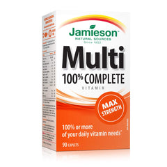 100 percent Complete Multivitamin for Adults - Max Strength