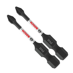 BOSCH ITPH12B 10-Pack 2 in. Phillips #1 Impact Tough Screwdriving Power Bits