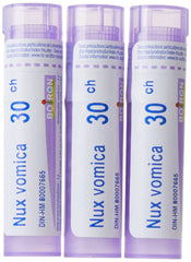Boiron Nux vomica 30Ch.Homeopathic medicine 3 tubes (4g each tube)