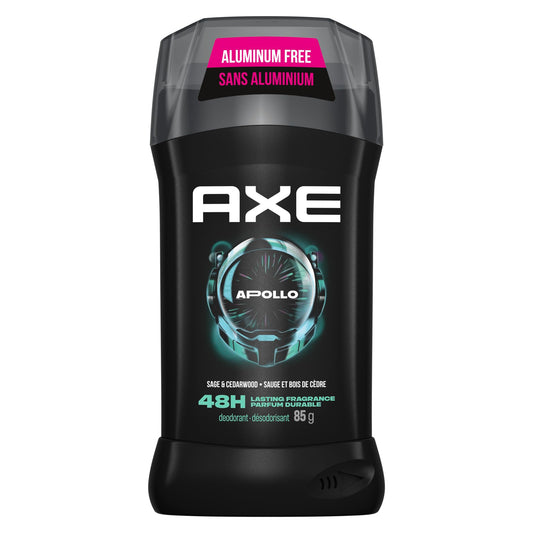 AXE Apollo Deodorant Stick for 48-Hour Lasting Fragrance, Sage & Cedarwood, Aluminum-free Deodorant, 85g