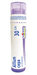 Boiron Allium cepa 30ch,Homeopathic medicine. Each tube contains 4 g (approximately 80 pellets)