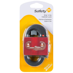 Safety 1st HS1670300 Grip 'N Go Cabinet Lock 2 Pk, Charcoal