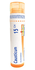 Boiron Causticum 15ch,Homeopathic medicine. Each tube contains 4 g (approximately 80 pellets)