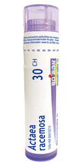 Boiron Actaea racemosa (cimicifuga) 30ch,Homeopathic medicine. Each tube contains 4 g (approximately 80 pellets)