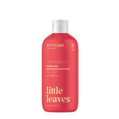 ATTITUDE Bubble Wash for Kids, Made in Canada, EWG Verified Bubble Bath, Hair Shampoo and Body Soap, Dermatologically Tested, Plant- and Mineral-Based, Vegan, Mango, 473 mL
