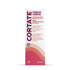 Cortate Hydrocortisone Cream, Skin Irritations, Itching, Dryness, Scaling and Redness, 15 g
