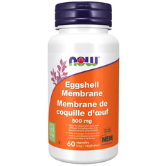 NOW Supplements, Eggshell Membrane (A Unique Biological Matrix Composed of Major Joint Constituents) 500 mg, 60 Veg Capsules