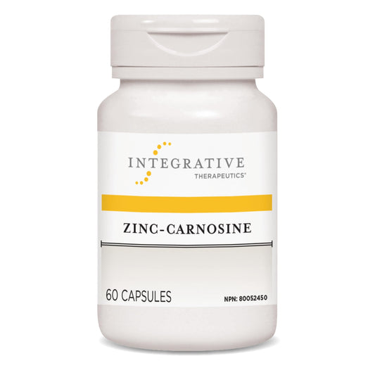 Integrative Therapeutics Zinc Carnosine – Premium Zinc Supplement – 75mg of Zinc Carnosine – Factor in the Maintenance of Good Health - PepZin GI – 60 Capsules