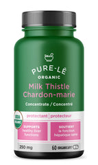 USDA Organic Milk Thistle, 4500mg 30X Concentrate - Strongest. 60 Organicaps Certified Organic Potent Liver Protection & Liver Cleanse. NON-GMO. Easy to Swallow Capsules! - Made in Canada