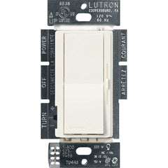 Lutron Diva LED+ Dimmer for Dimmable LED, Halogen and Incandescent Bulbs | Single-Pole or 3-Way | DVSCCL-153P-BI | Biscuit