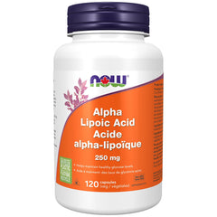 NOW Supplements, Alpha Lipoic Acid 250 mg, Supports Glutathione Production, Free Radical Scavenger, 120 Veg Capsules