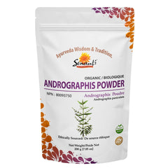 Organic Andrographis Powder 200g/ NPN 80093750/ Kalmegh/Andrographis Paniculata/For Liver Health