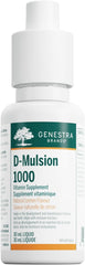 Genestra Brands D-Mulsion 1000 IU - Liquid Vitamin D3 - For Healthy Bones & Teeth - Immune Function Support - Non-GMO, Gluten Free & Dairy Free - 30 mL - Natural Lemon Flavour