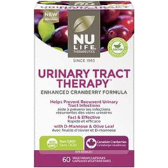 NuLife Therapeutics by NuLife Vitamins Urinary Tract Therapy - Enhanced Cranberry Formula, 60 Count