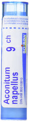 Boiron Aconitum napellus 9ch,Homeopathic medicine. Each tube contains 4 g (approximately 80 pellets)