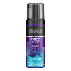 John Frieda Frizz Ease Dream Curls Air Dry Waves Styling Foam for Defined Bouncy Curls | Curl Enhancing Technology | Rosehip Oil | Curls without heat | Airdry foam | Lightweight and Non-Sticky | Frizz Free Curls and Waves (150 mL)