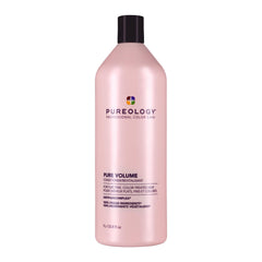Pureology Pure Volume Conditioner, Voluminizing Conditioner, For Flat, Fine Colour-Treated Hair, Clarifying, Removes Oil and Build-Up, Vegan, Sulfate-Free, Paraben-Free