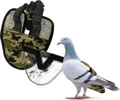 Hen Holster Wrap-Around Pigeon Diaper with Removable Liner, Extra Small, Butterly Camo
