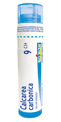 Boiron Calcarea carbonica 9ch,Homeopathic medicine. Each tube contains 4 g (approximately 80 pellets)