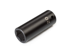 TEKTON 1/2 Inch Drive x 20 mm Deep 6-Point Impact Socket | SID23120
