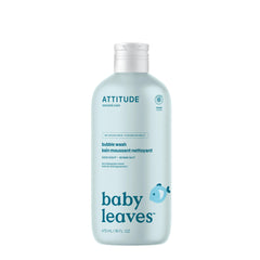 ATTITUDE Bubble Bath and Body Wash for Baby, Made in Canada, EWG Verified, Dermatologically Tested, Plant- and Mineral-Based Ingredients, Vegan and Cruelty-free, Good Night, 473 mL