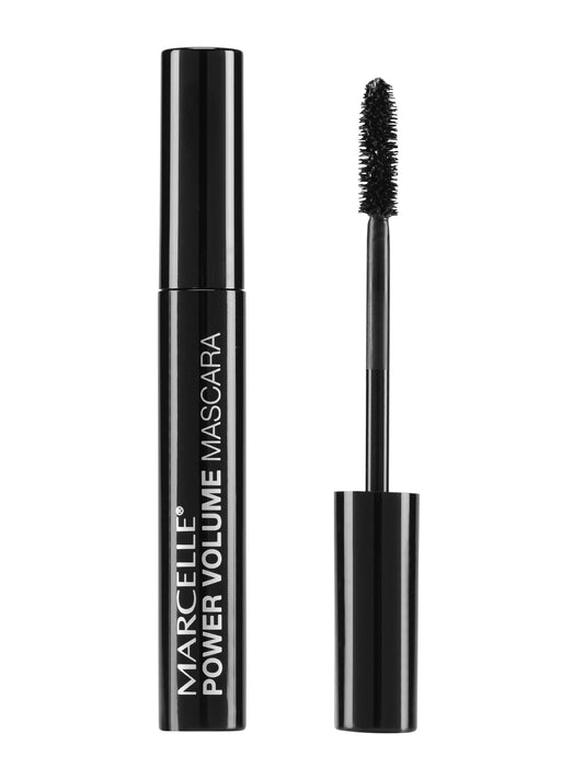 Marcelle Ultimate Power Volume Mascara, Black, Dramatic Volume, with Lash-Conditioning Ingredients, Hypoallergenic, Fragrance-Free, Cruelty-Free, 8.5 mL