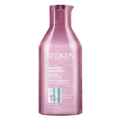 Redken Volume Injection Shampoo, Lightweight Volumizing Shampoo For Fine Hair, Instantly Creates Lift And Body For Flat Hair, Paraben Free, 10.1 oz