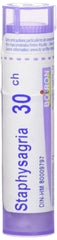Boiron Staphysagria 30ch,Homeopathic medicine. Each tube contains 4 g (approximately 80 pellets)