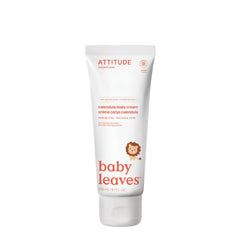ATTITUDE Body Cream for Baby, Made in Canada, EWG Verified, Made with Naturally Derived Ingredients, Vegan, Pear Nectar, 200 mL