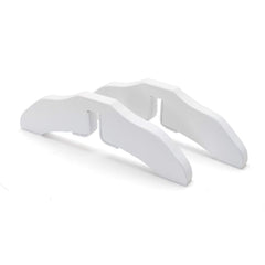 Support Feet for 360 Configurable Pet Gate Collection, White, 1 LB (33402)