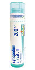 Boiron Lycopodium clavatum 200ch,Homeopathic medicine. Each tube contains 4 g (approximately 80 pellets)