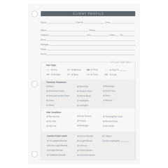 Diane Fromm Stylist Client Data Refill Cards Personal Organizer Refill (391), 80 Count