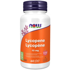 NOW Supplements, Lycopene 10 mg with Natural Extract from Tomatoes, Free Radical Scavenger, 60 Softgels