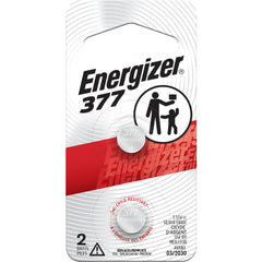 Energizer Silver Oxide 377 Watch/Electronic Batteries, 2-Pack