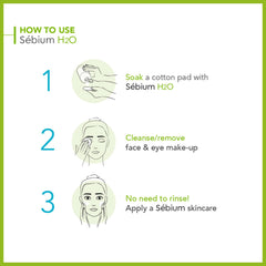 Bioderma - Sébium H2O - Micellar Water - Face Cleansing and Makeup Remover - Micellar Water for Combination to Oily Skin