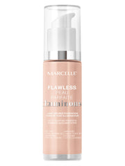 Marcelle Flawless Luminous Light-Infused Foundation, Classic Ivory, Medium Coverage, Radiant Finish, Hypoallergenic, Fragrance-Free, Cruelty-Free, Paraben-Free, Non-Comedogenic, Oil-Free, 27 mL