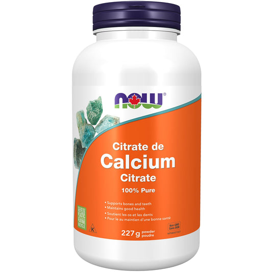 NOW Supplements, Calcium Citrate Powder, Highly Bioavailable Calcium, Supports Bone Health, 227g