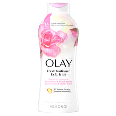 Olay Bodywash Fresh Outlast Rose Water & Sweet Nectar, 650 mL