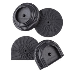 Toddleroo by North States Baby Gate Wall Guards: Provides Extra Safety and Stability for Most Pressure Mounted Baby Gates. Protects Walls from Damage. Pressure or Hardware Mount. (Pack of 4, Black)
